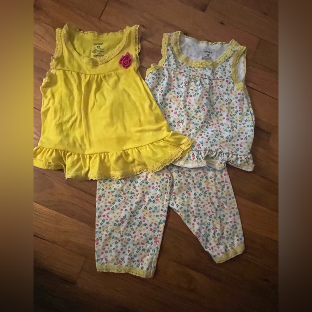 Carter's Floral Print matching set